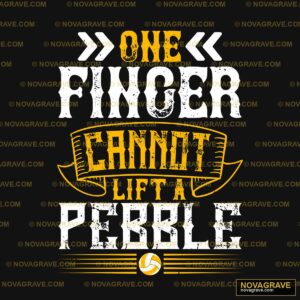 One Limit Lita Typography Slogans - DTF Ontwerp