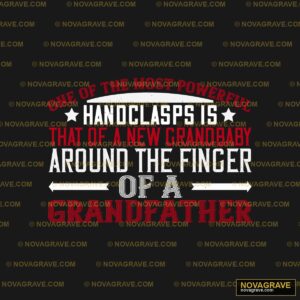 Grandfather Handclasp DTF Design PNG SVG DXF - Grandbaby Gift