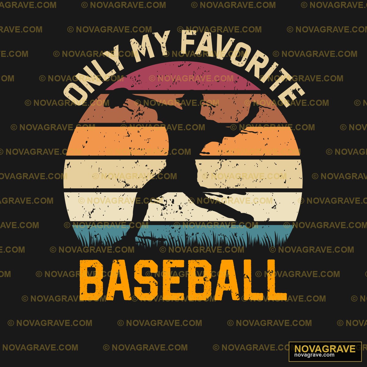 Only Favorite Baseball T Shirt Sports Fitness 2 - DTF Ontwerp