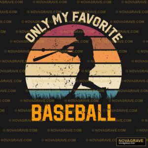 Only Favorite Baseball T Shirt Sports Fitness 3 - DTF Ontwerp