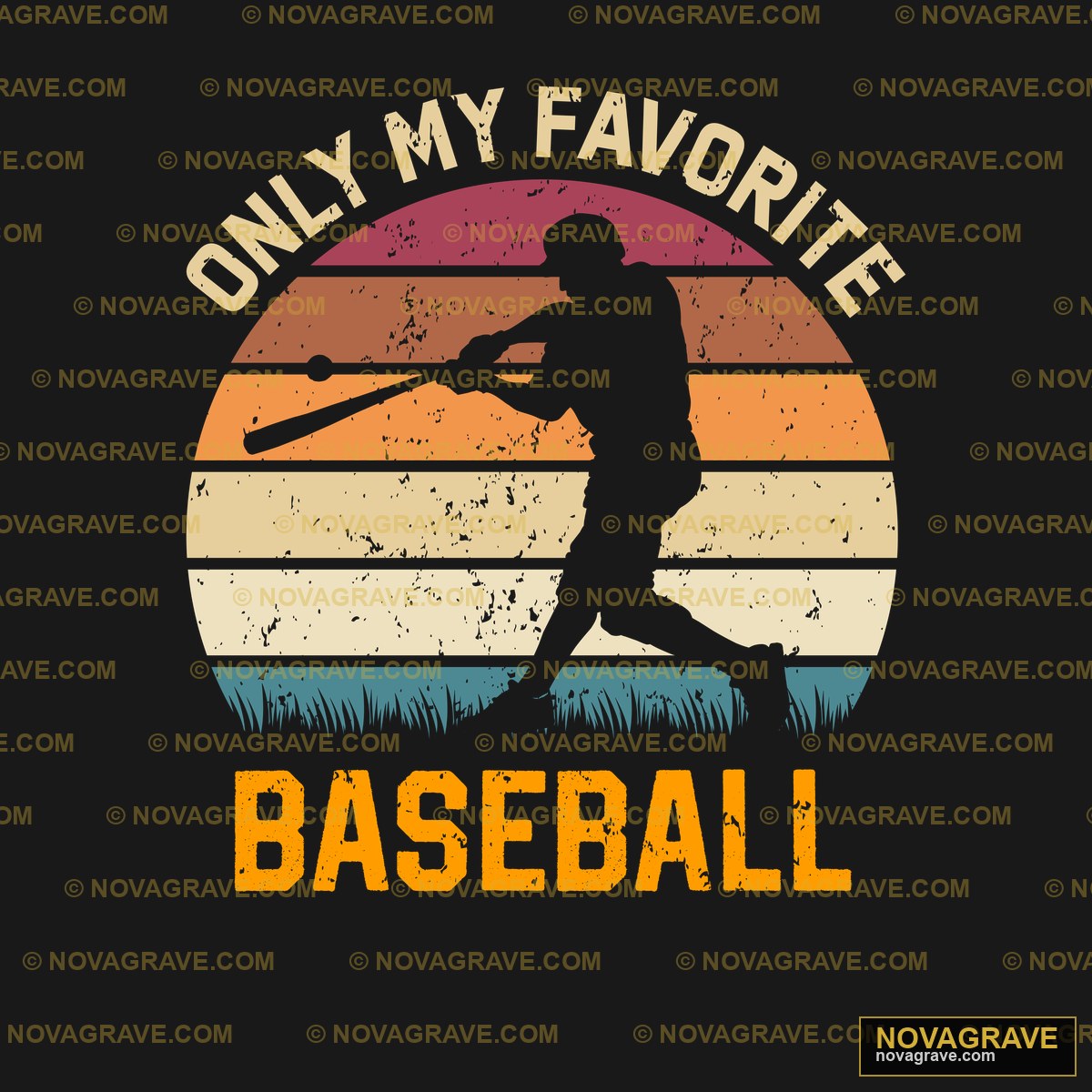 Only Favorite Baseball T Shirt Sports Fitness 3 - DTF Ontwerp