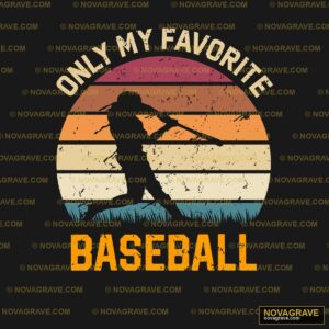 Only Favorite Baseball T Shirt Sports Fitness - DTF Ontwerp