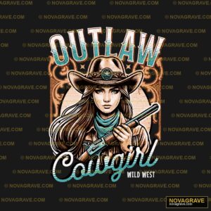 Outlaw Girl By The Art Of War Streetwear Urban - Design DTF