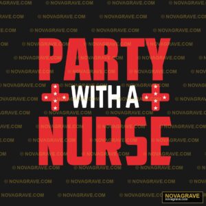 Party Nurse Logo Professions - DTF Transfer Design