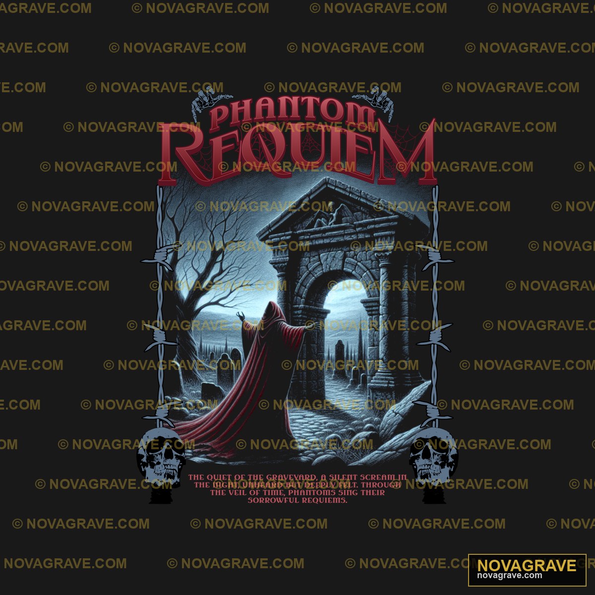 Phantom Requiem The Curse Of The Graveyard Other Designs - DTF Transfer Design