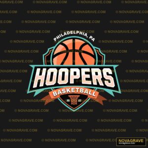 Philadelphia Hoopers Basketball Logo Streetwear Urban - DTF Transfer Design