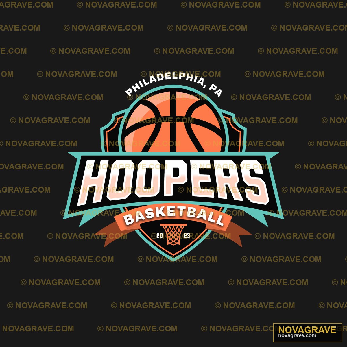 Philadelphia Hoopers Basketball Logo Streetwear Urban - DTF Transfer Design