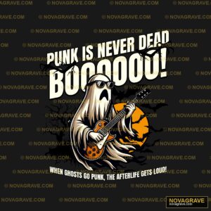 Punk Never Dead Boooo Music Culture - DTF Ontwerp