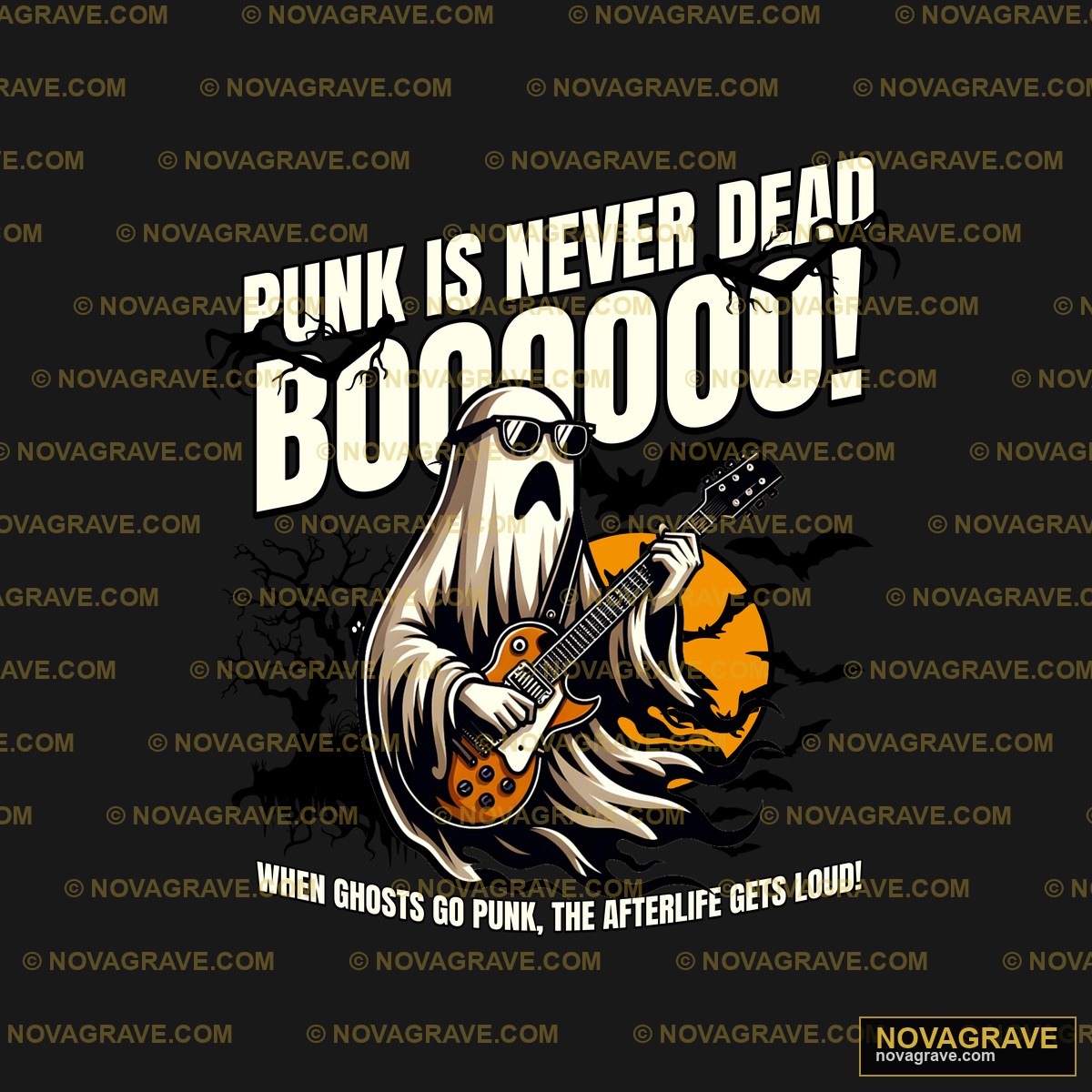 Punk Never Dead Boooo Music Culture - DTF Transfer Design