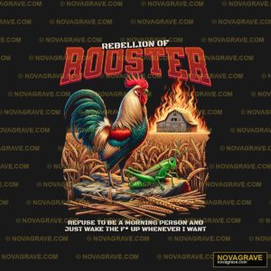 Rebellion Of Rooster T Shirt Animals Wildlife - DTF Ontwerp