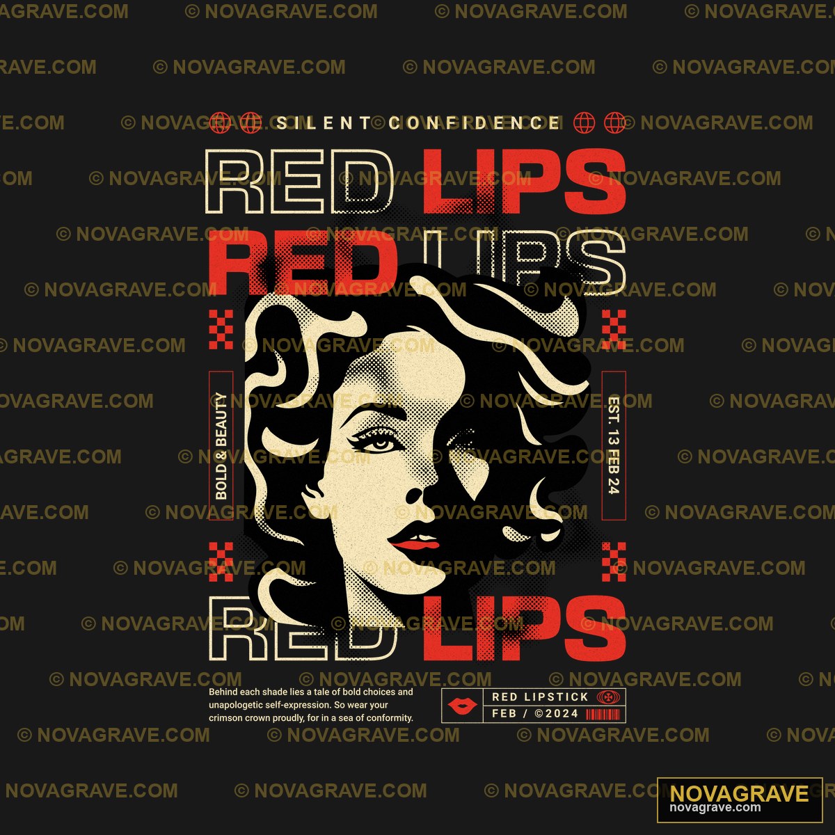 Red Lips Red Lips Red Other Designs - DTF Transfer Design