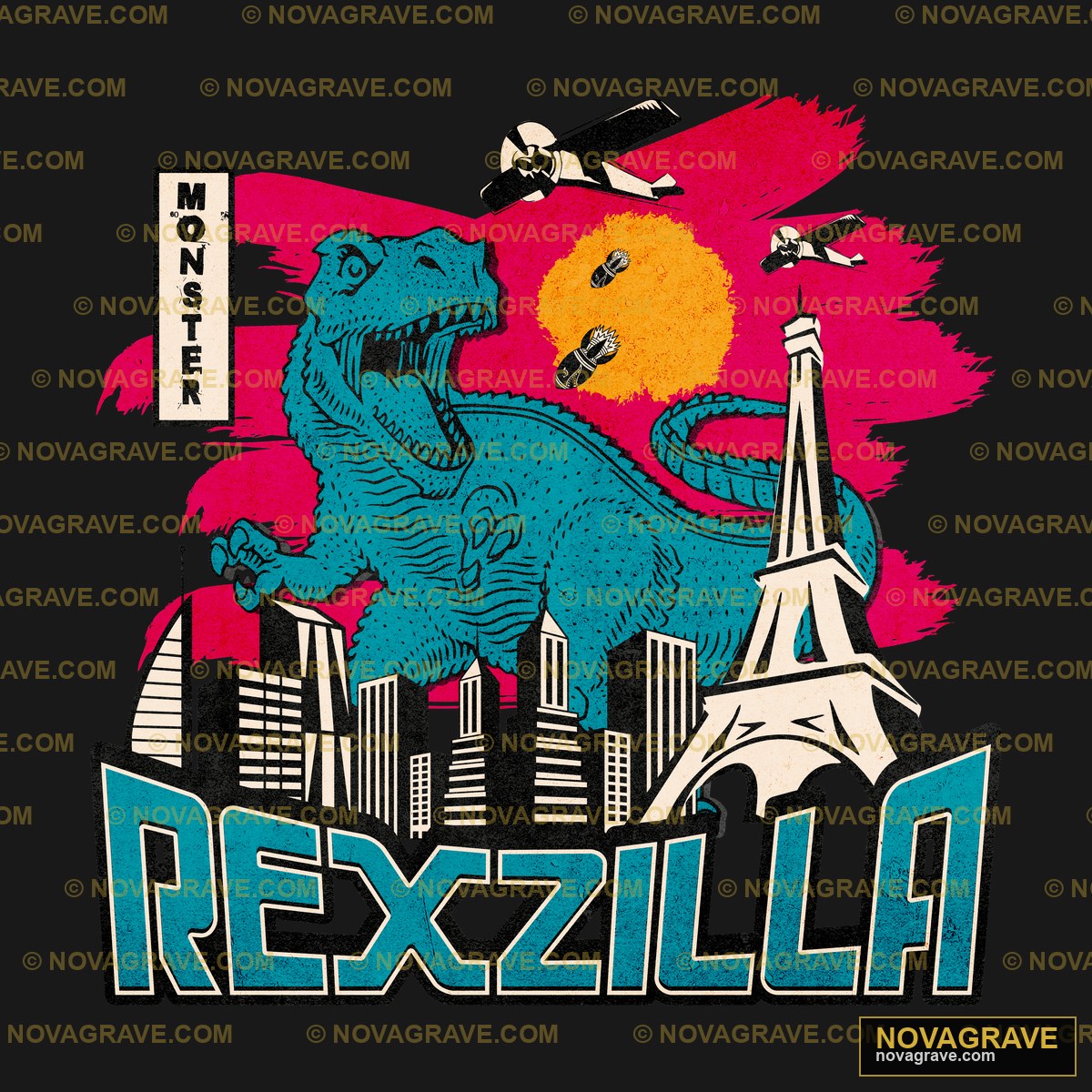 Rexlli Dinosaur T Shirt Rexlli Rexll Rexll Other Designs - DTF Ontwerp