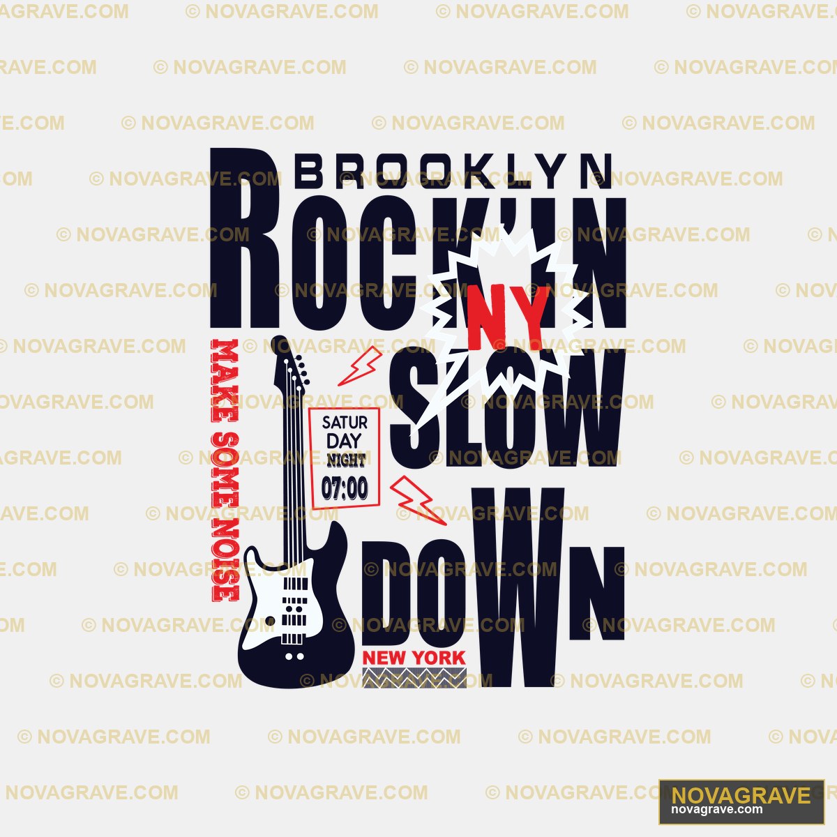Rockin Slow Music Culture - Design DTF