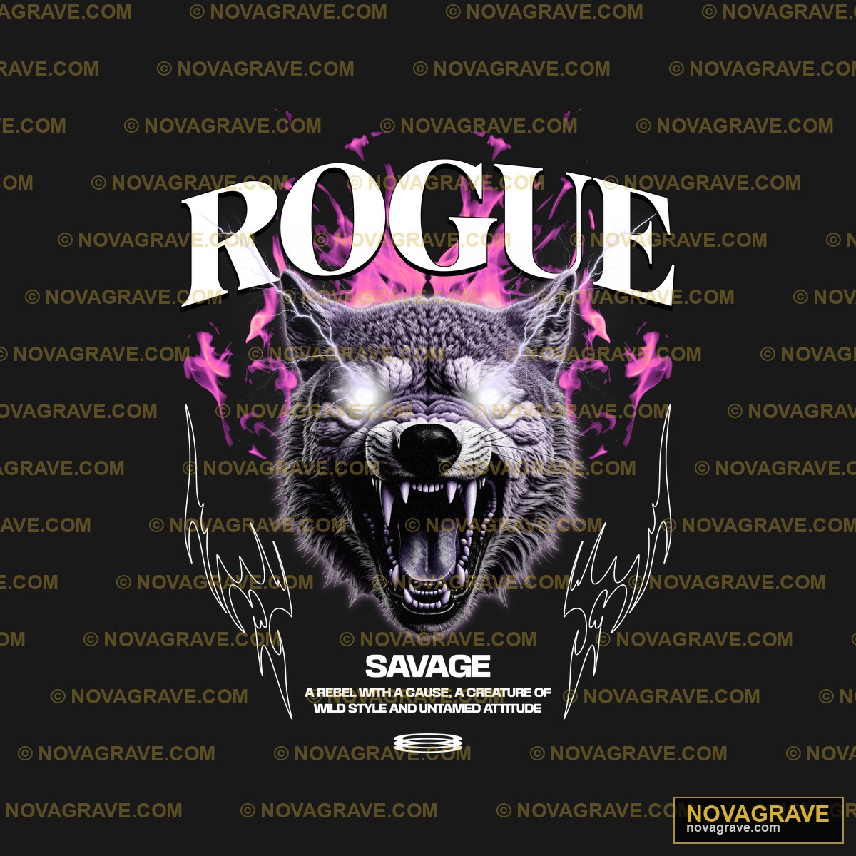 Rogue A Rebel With A Cause Of Wilds And Other Streetwear Urban 2 - Design DTF