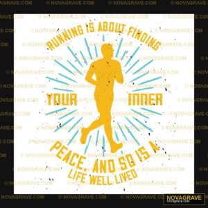 Running Is About Being Your Face And Neck Other Designs - DTF Transfer Design