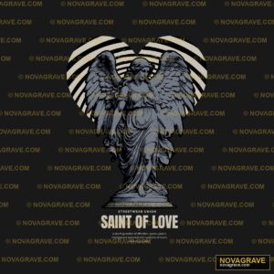 Saint Of Love T Shirt Religious Spiritua - DTF Ontwerp
