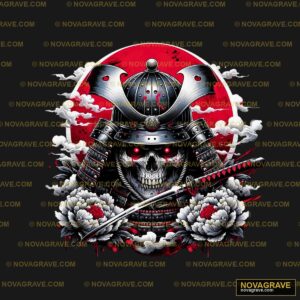 Samurai Skull Wallpapers Streetwear Urban 2 - Design DTF