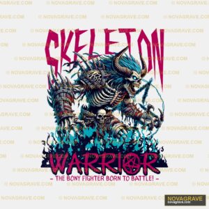 Skeleton Warrior The Fight Streetwear Urban - DTF Ontwerp