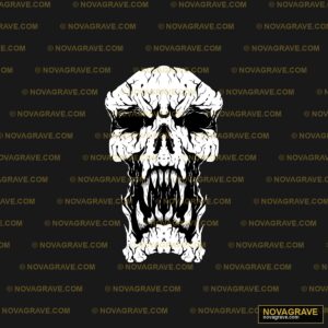 Skull Vector Illustration Streetwear Urban - DTF Transfer Design
