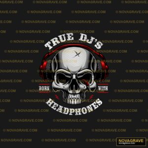 Skull With Headphones And Headphones Streetwear Urban 2 - DTF Ontwerp
