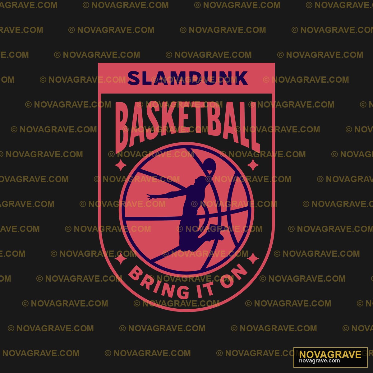 Slam Dun Basketball Logo Streetwear Urban - DTF Transfer Design