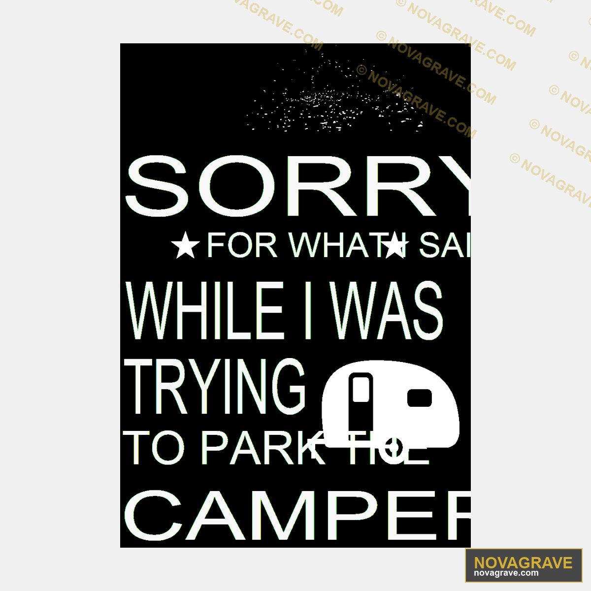 Sorry For What I Was Trying To Park Camper Other Designs - Design DTF