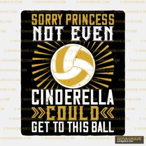 Sorry Princess Volleyball T Shirt Design Streetwear Urban - DTF Transfer Design