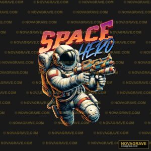 Space Hero By Theartion Nature Botanical - DTF Ontwerp