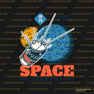 Space Travel T Shirt Design Nature Botanical - DTF Transfer Design