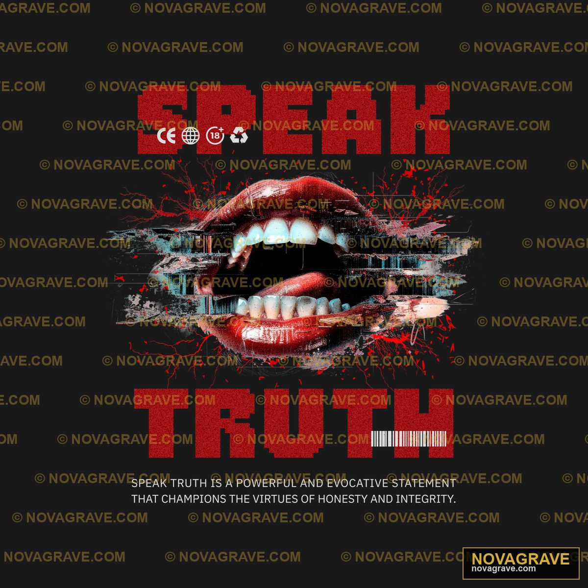 Speak Truth Speak Truth Other Designs - DTF Transfer Design