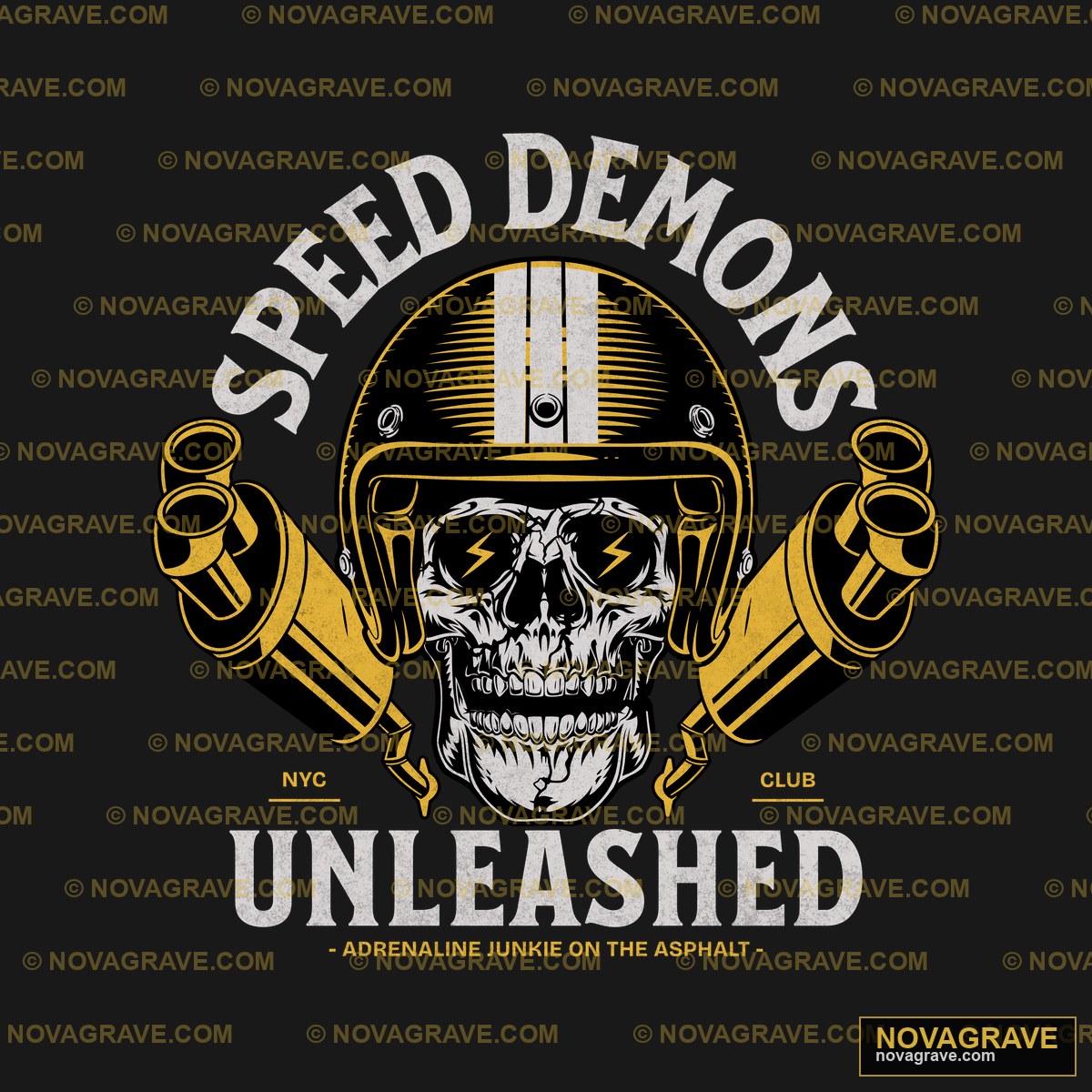 Speed Demon Unleashed Logo Other Designs - DTF Ontwerp