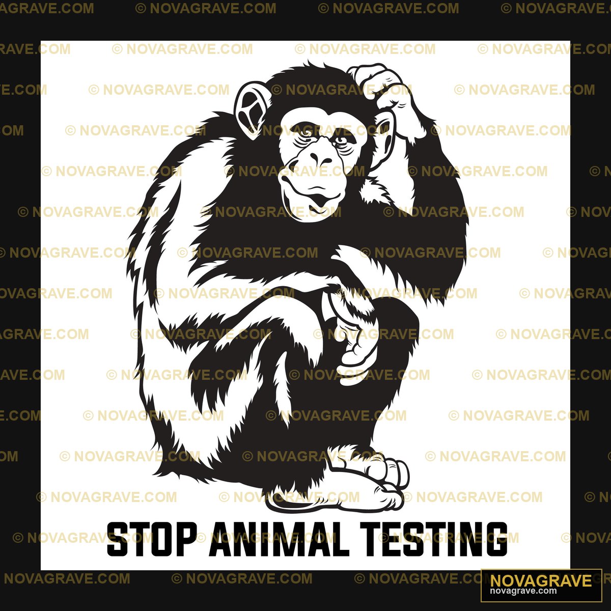 Stop Animal Testing Animals Wildlife DTF Design