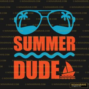 Summer Dude Logo Nature Botanical - DTF Ontwerp