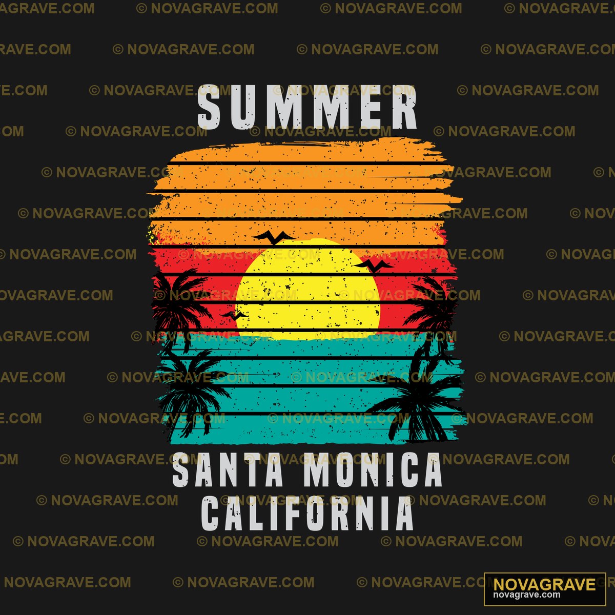 Summer In The Sun Nature Botanical - DTF Transfer Design