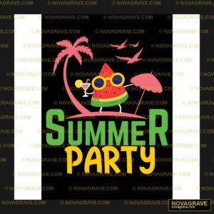 Summer Party Clipart Other Designs - DTF Transfer Design