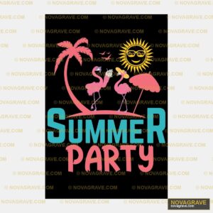 Summer Party Vector Design Other Designs - DTF Transfer Design