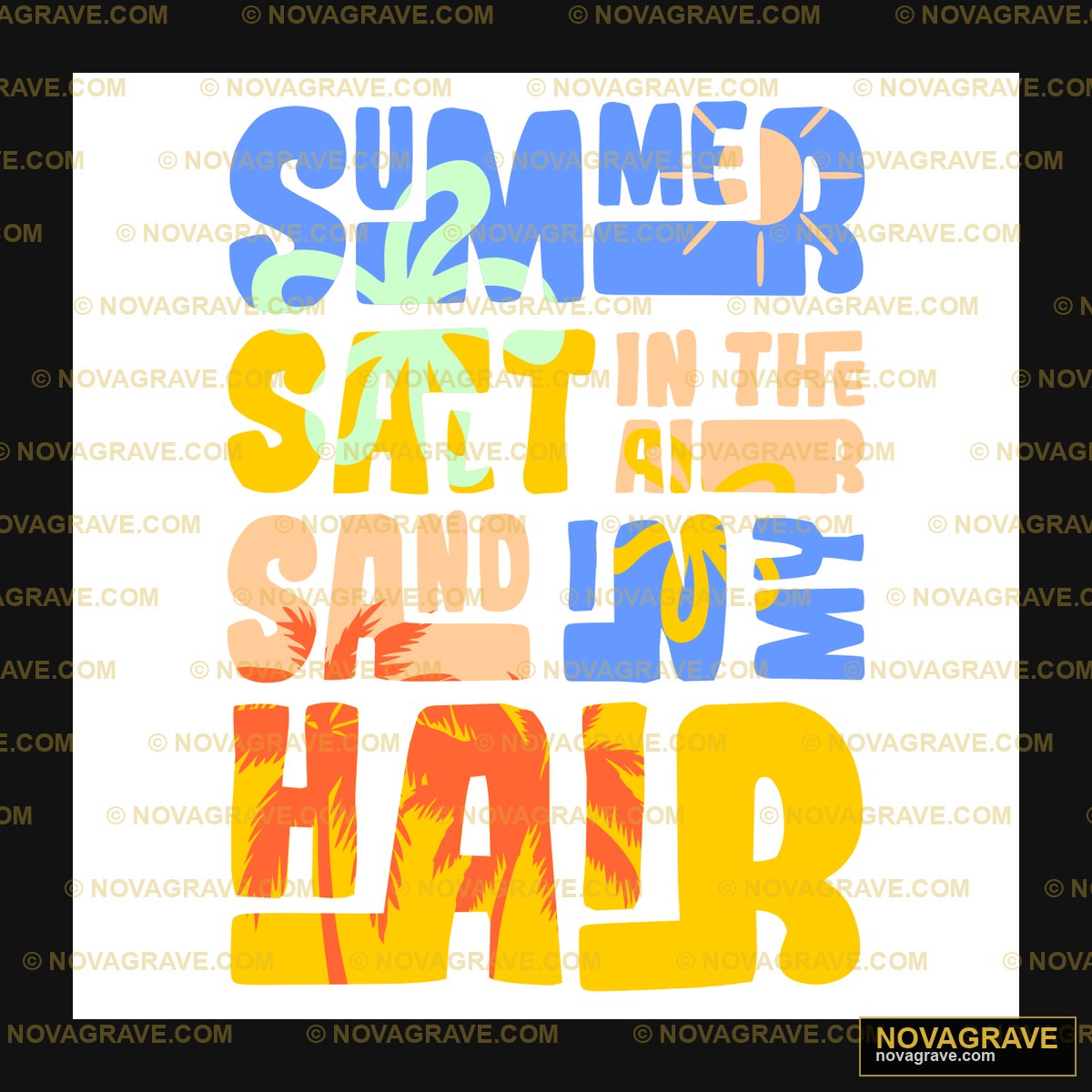 Summer Sattah Salon Hair Other Designs - Design DTF