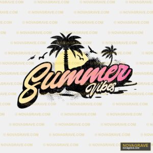 Summer Vibes Logo Design Other Designs - DTF Transfer Design
