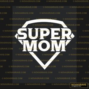 Super Mom By Supermom Family Kids - DTF Transfer Design