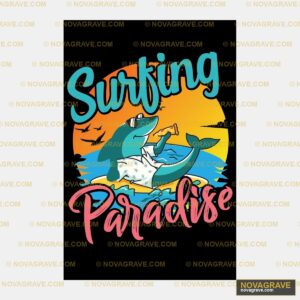 Surfing Paradise By Thepaper Animals Wildlife - Design DTF