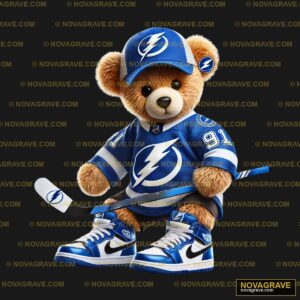 Tampa Lightning Hockey Teddy Bear Animals Wildlife - Design DTF