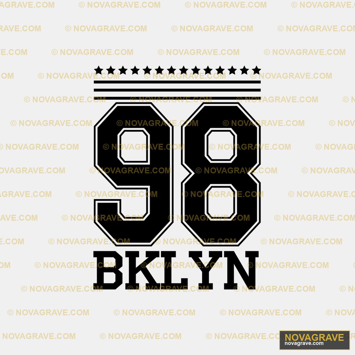 The 99 Brooklyn Logo Other Designs - DTF Transfer Design
