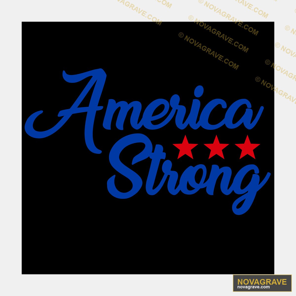 The American Strong Logo Other Designs - DTF Ontwerp