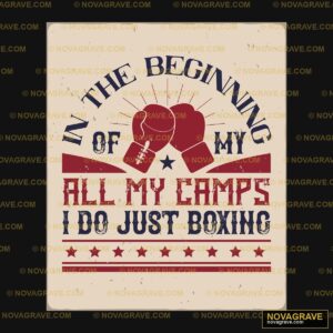 The Beginning Of My Lifetime Boxing Sports Fitness - DTF Transfer Design