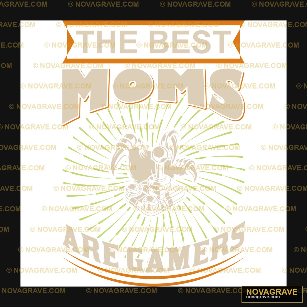 The Best Moms Are Gamers Family Kids - Design DTF