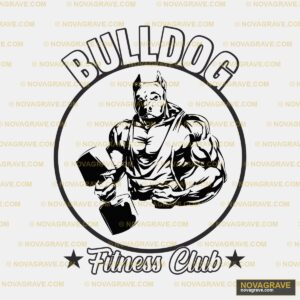 The Bulldog Logo Animals Wildlife - Design DTF