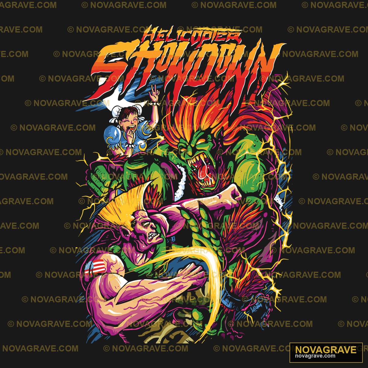 The Cover Of The New Street Fighter Nature Botanical - Design DTF