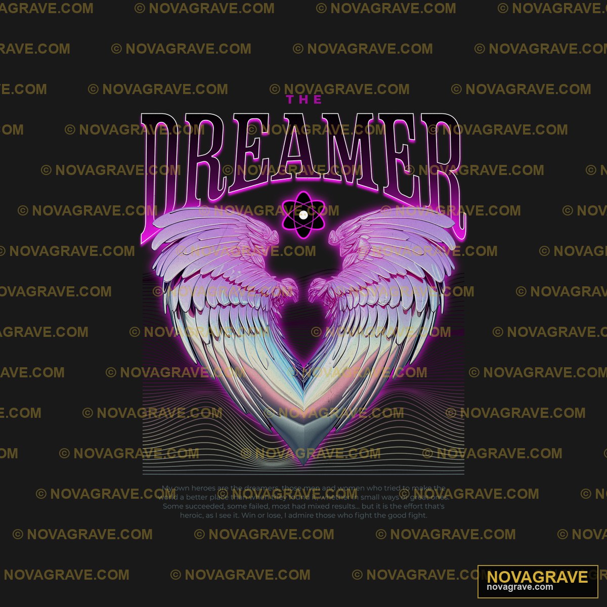 The Dreamer Logo With Wings Other Designs - DTF Ontwerp