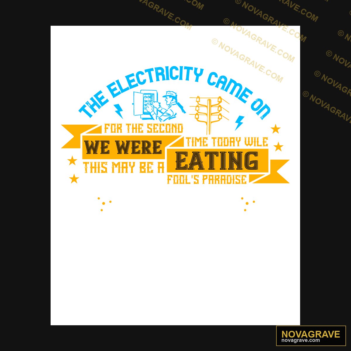The Electricity Cafe Wereting Other Designs - DTF Transfer Design