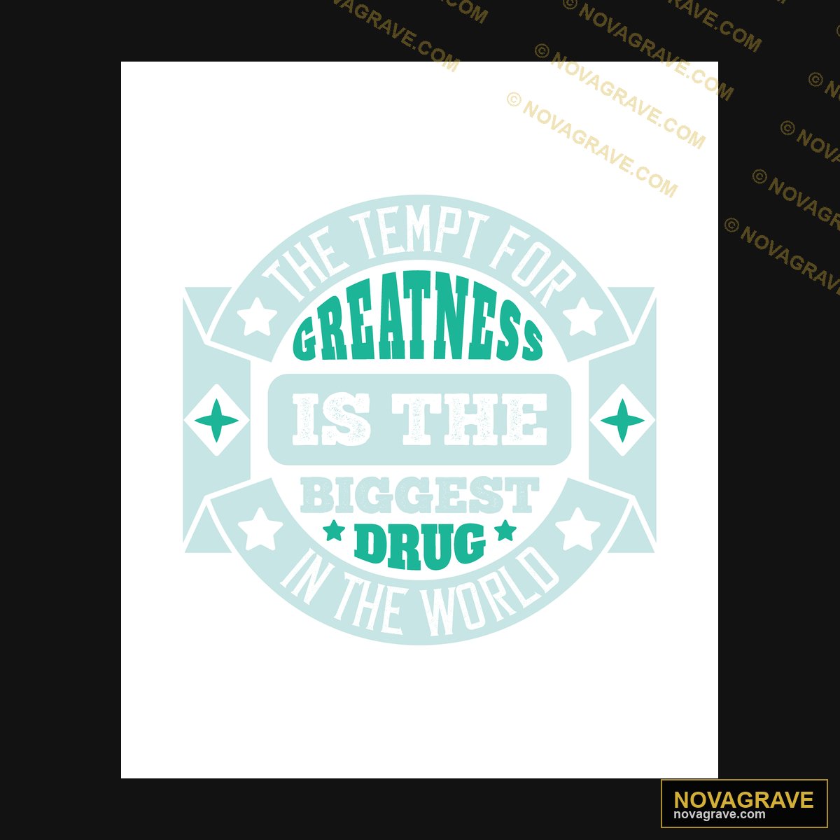The End For Grains Is The Right Drug Other Designs - Design DTF